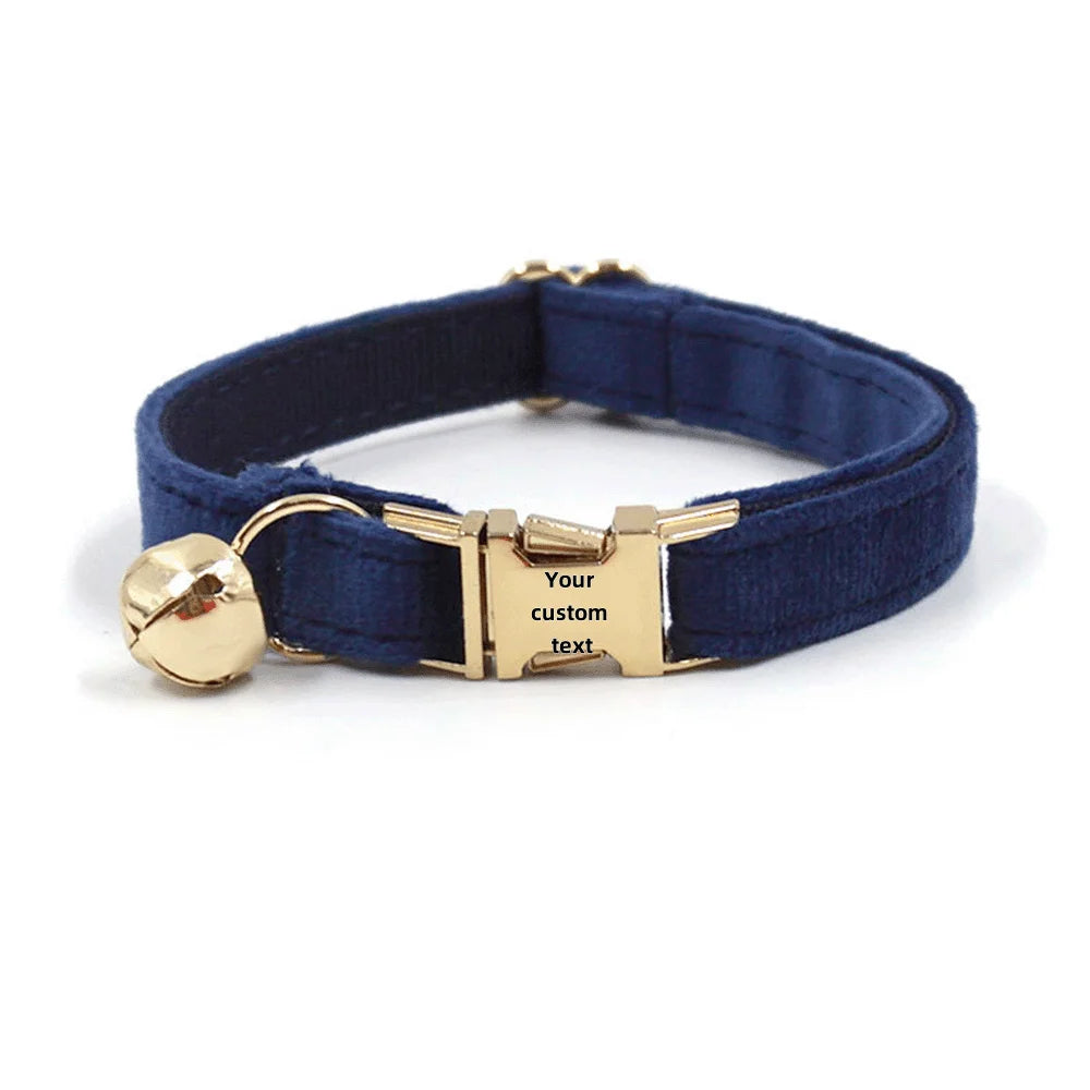 Personalized Velvet Collar