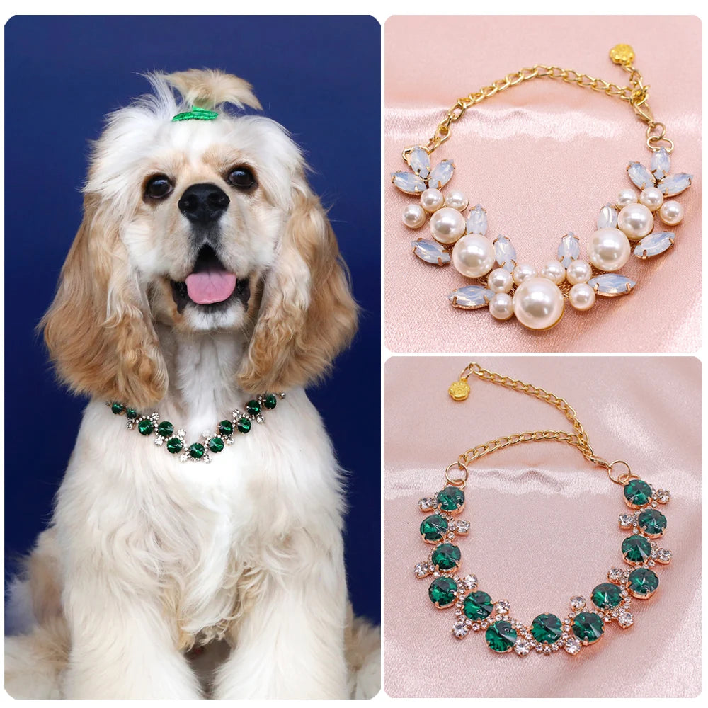 Luxury Pearl Dog Collar
