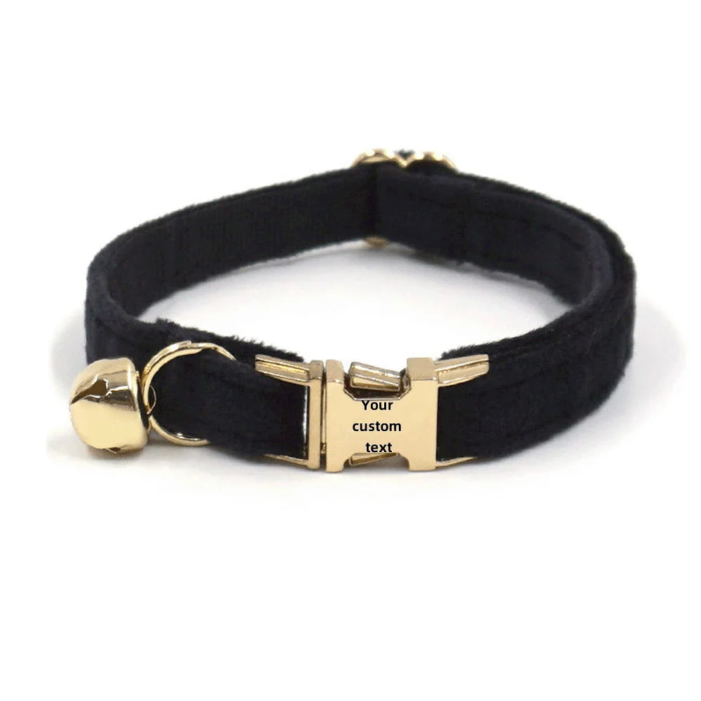 Personalized Velvet Collar